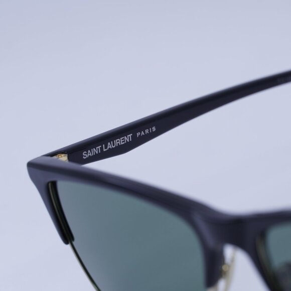 ?️ New Saint Laurent SL767 001 Sunglasses - Shiny Black/Gold Frame main image 6